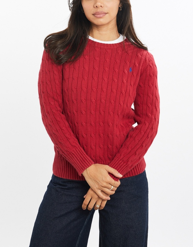 Vintage by The Real Deal - Pre Loved - Vintage Polo Ralph Lauren Cable Knit Sweater