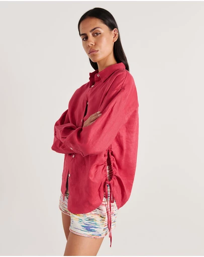 Jag - Zuri Side Tie Shirt