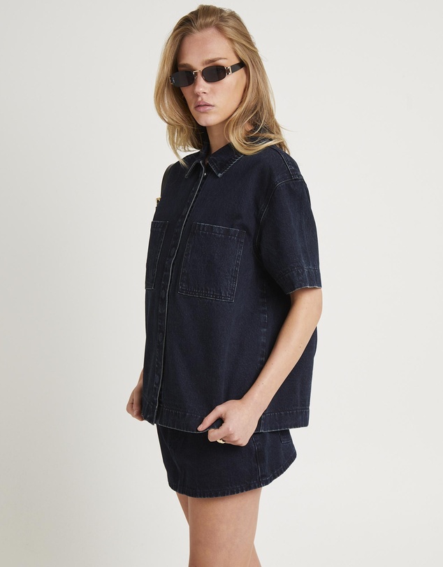 Subtitled - Tide Boxy Denim Shirt