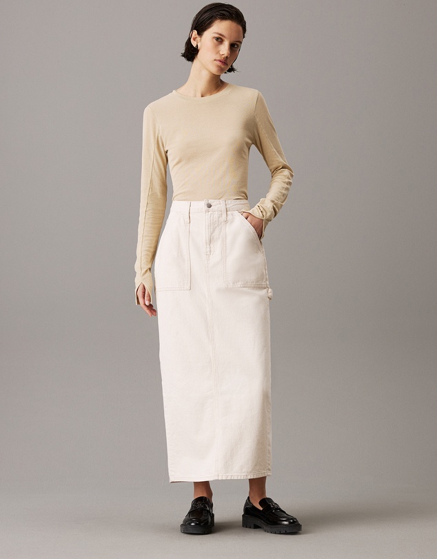 Calvin Klein Jeans - Denim Utility Maxi Skirt