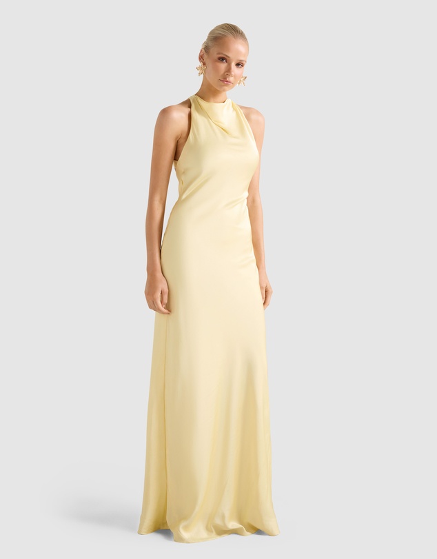 Forever New - Audrey Satin Backless Maxi Dress