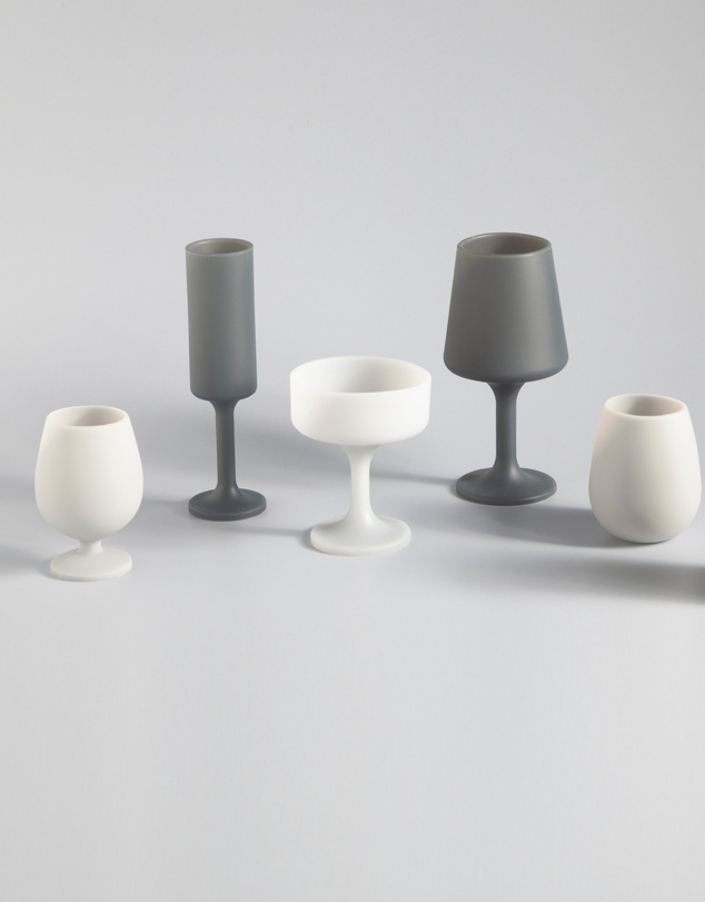 porter green - stemm | silicone unbreakable wine glasses