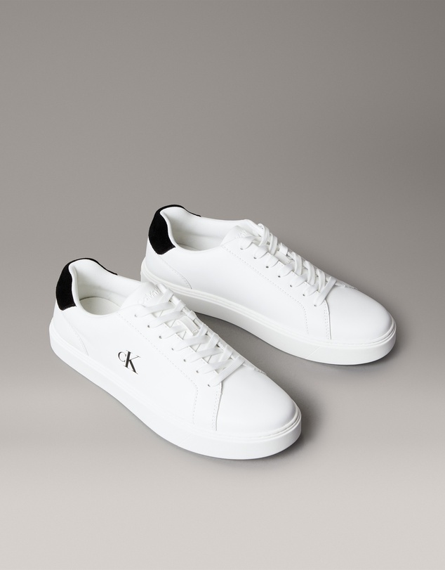 Calvin Klein - Leather Signature Logo Trainers