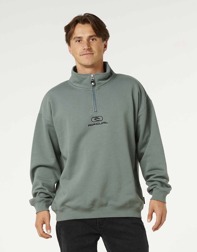 Rip Curl - Pill Icon 1/4 Zip Crew