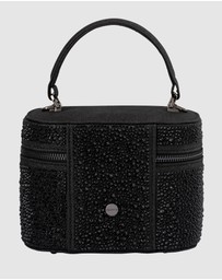Olga Berg - Beckie Zip Top Crystal Bag