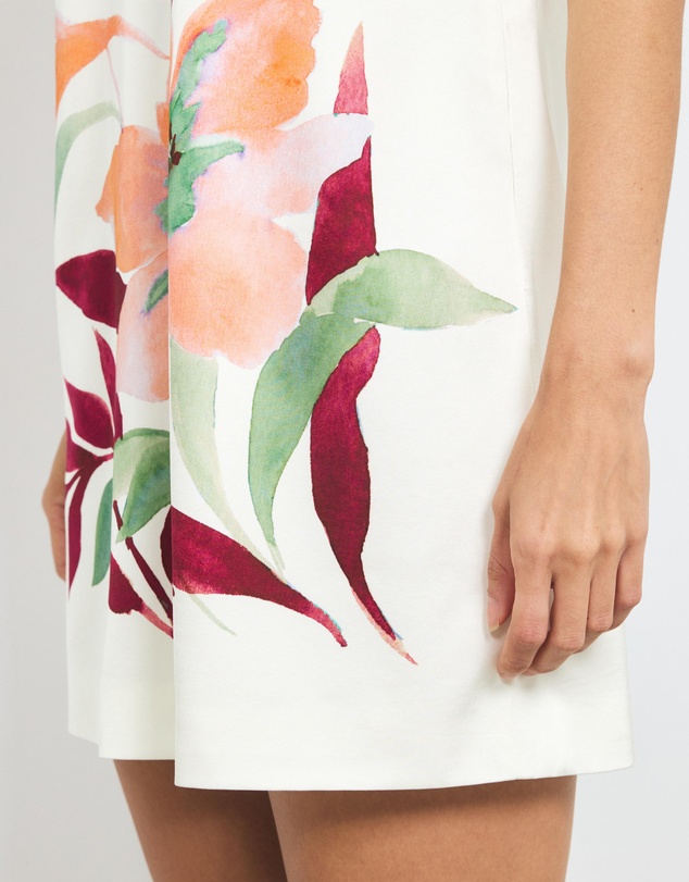 AERE - Isla Satin Shift Mini Dress