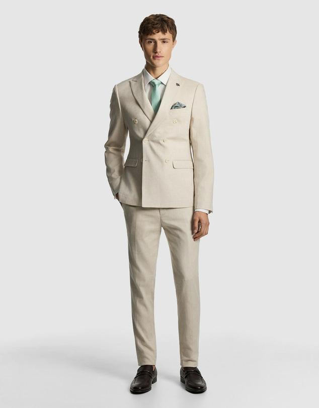 yd. - Carter Double Breasted Suit Jacket
