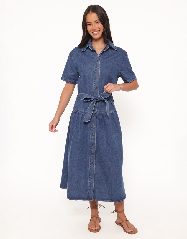 Petal & Pup - Tova Midi Dress - Blue