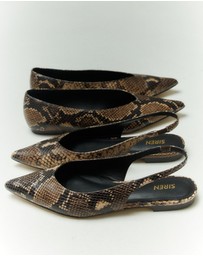 Siren - Lorie Slingback Flats
