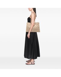 Pre-Loved by Azura Reborn - Pre-Loved Zucca Embroidered Canvas Peekaboo X Tote