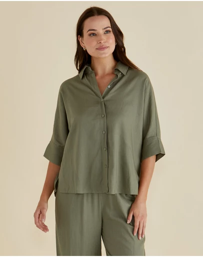 Betty Basics - Lynwood Linen Shirt