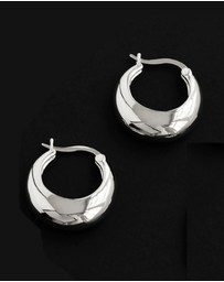 SAINT VALENTINE - Positano Large Hoops - Silver
