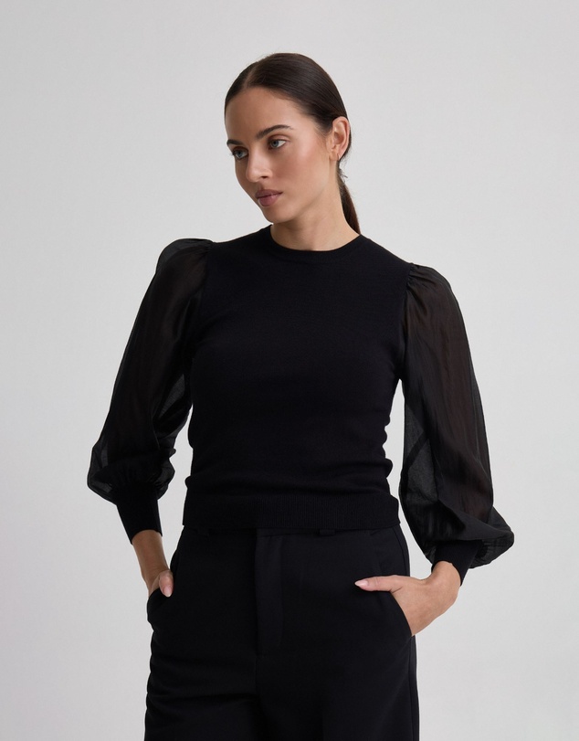 Oxford - Alice Contrast Sleeve Knit