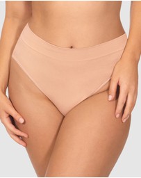 B Free Intimate Apparel - Seamless Cotton High Waist G String