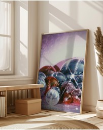 Olive et Oriel - Disco Ball Party by Samantha Hearn Art Print