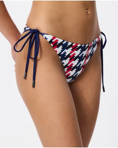Perfect Moment - Houndstooth Pm Bikini Top