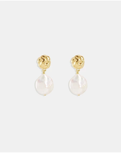 By Charlotte - Endless Grace Pearl Drop Earrings