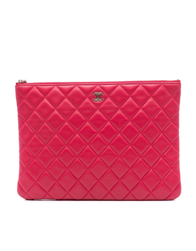 Pre-Loved by Azura Reborn - Pre-Loved Medium Quilted Lambskin O Case Clutch