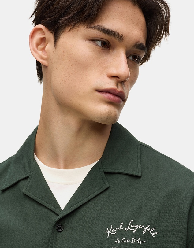 Karl Lagerfeld - Short-Sleeved Côte D'Azur Shirt