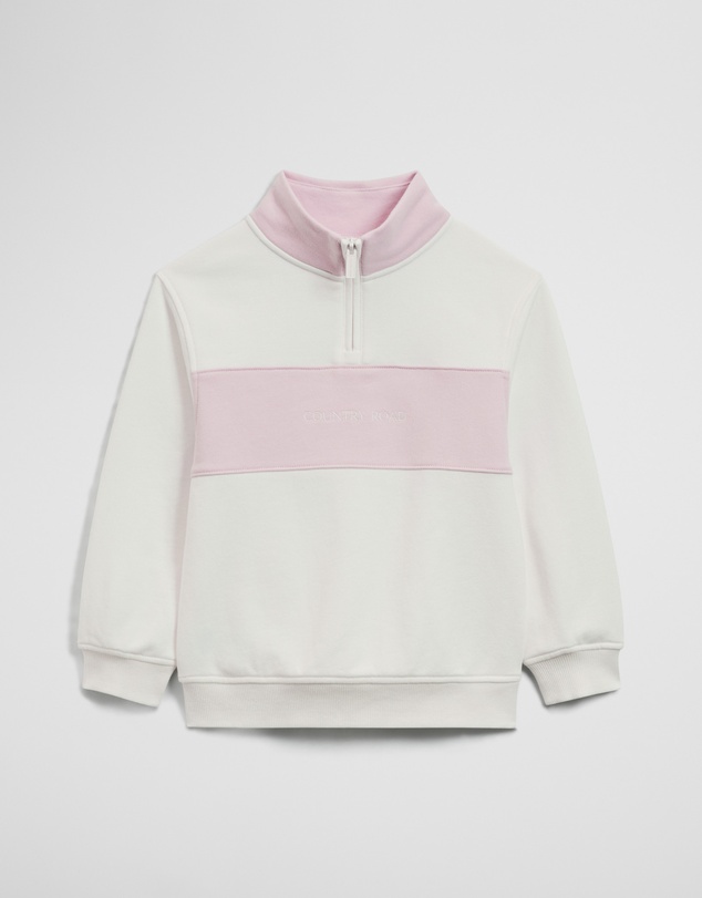 Country Road - Panelled 1/4 Zip Sweat