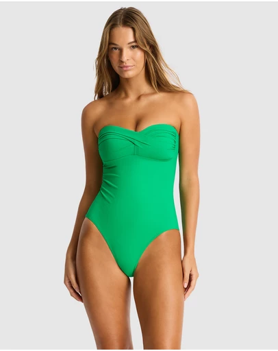 Sea Level Australia - Essentials Edit Twist Bandeau One Piece
