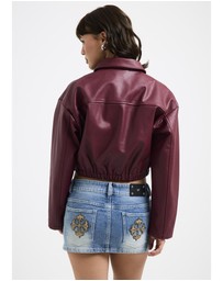 Neon Hart - Katana Crop Biker Jacket