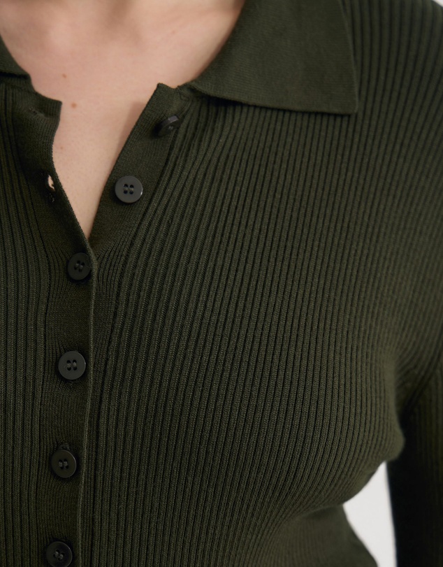 Oxford - Onyx Ribbed Bodysuit