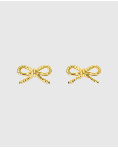 Ted Baker - BROOKE: Mini Metal Bow Stud Earrings