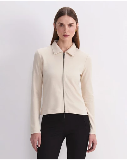 Sportscraft - Long Sleeve Zip Through Top