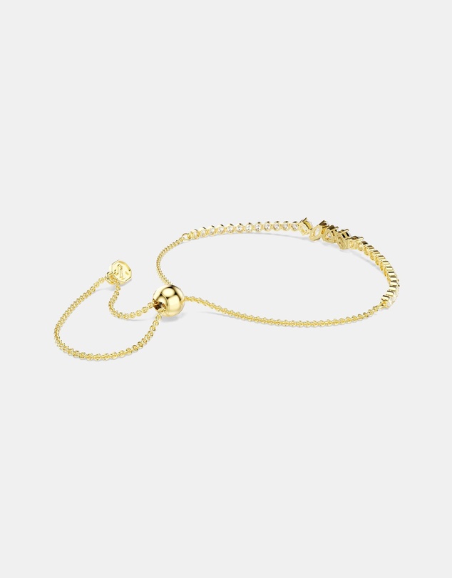Swarovski - Mesmera Bracelet, Mixed Cuts, White, 18K Gold Finish