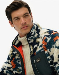 Superdry - Printed Fleece Zip Thru