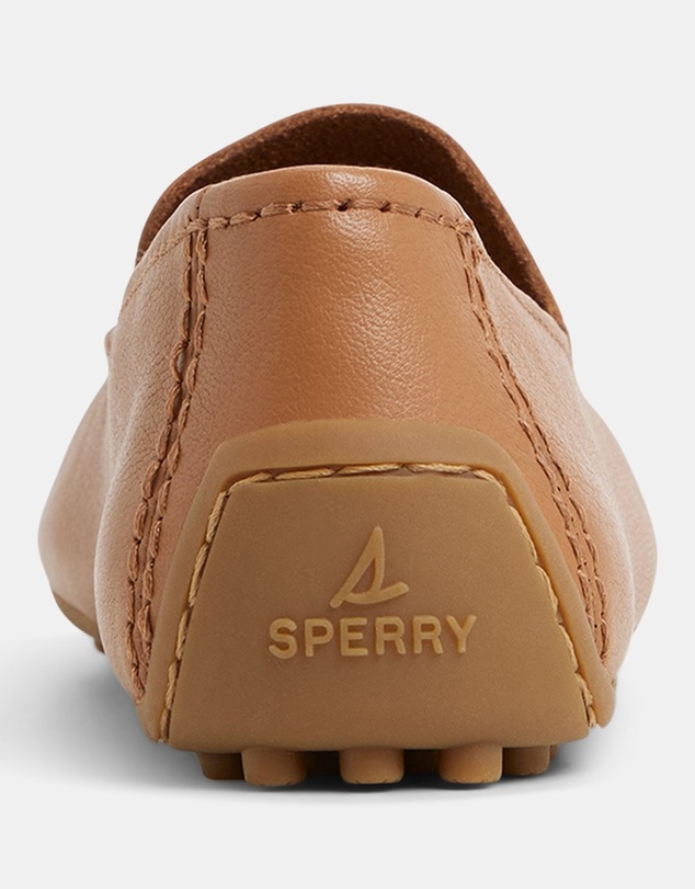 Sperry - Port Driver Leather Light Peanut- Women's