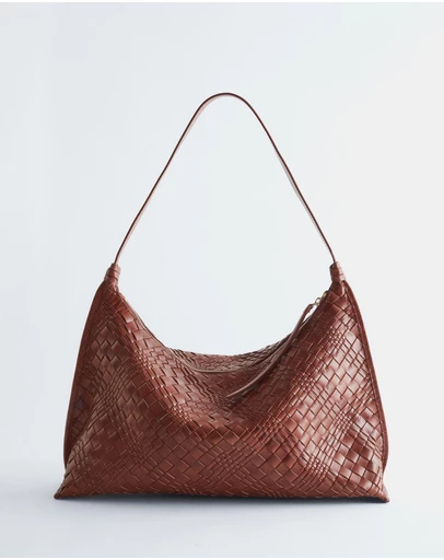 & Other Stories - Interwoven Leather Tote Bag