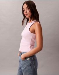 Calvin Klein Jeans - Cotton Stretch Ribbed Tank Top