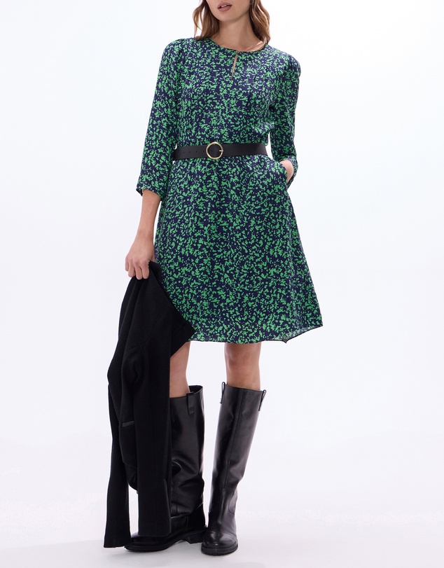 marcs green dress Marc O'Polo Ribbed Sleeveless Midi Dress - Green - 25% Off
