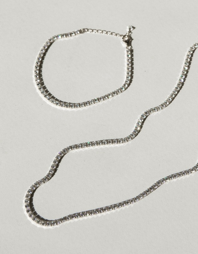 SAINT VALENTINE - Aspen Tennis Bracelet - Silver