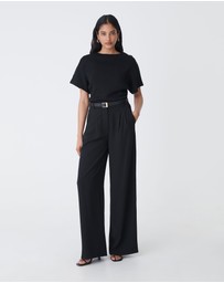 Forcast - Rumy Wide Leg Tailored Pants
