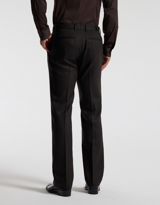 Calibre - Jacquard Wool Suit Pants Chocolate