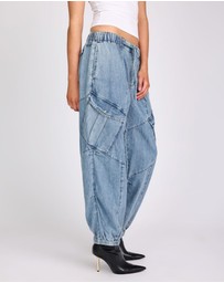 ONE TEASPOON - Utility Denim Flight Pants - Johnny Blue