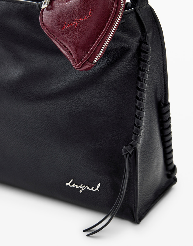 Desigual - Medium bag with heart charm