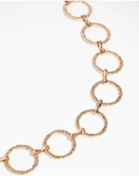 Lovisa - Gold Circle Chain Belt