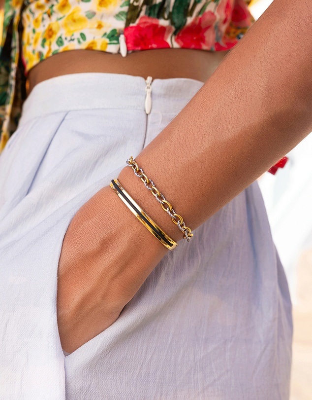 PIG&HEN - Maya Lou 6mm Cuff Bracelet