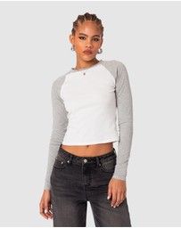 EDIKTED - Raya Long Sleeve T-Shirt