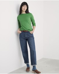 Seasalt - Seasalt Cornwall Green Easel Long Sleeve Top