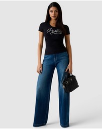 GUESS - Short Sleeve Guess Script T-Shirt