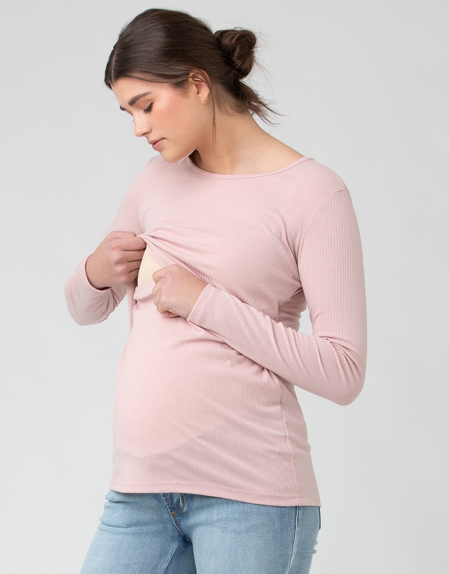 Ripe Maternity - Tessa Rib Nursing Top