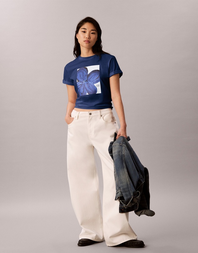 Calvin Klein Jeans - Floral Graphic Logo Tee