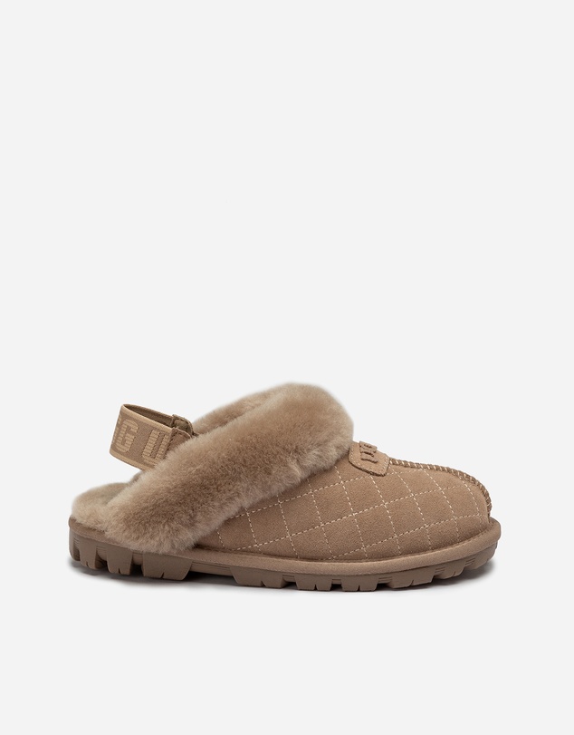 Ozwear Connection Uggs - Ugg Coquette Matelasse Emb Logo Slipper( Detachable Feature)