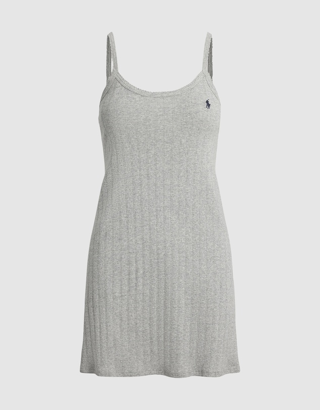 Polo Ralph Lauren - Polo Pointelle Cotton Chemise Slip Nightdress