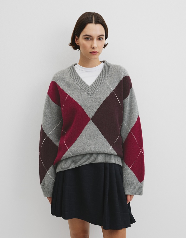 Country Road - Extrafine Merino Argyle Knit